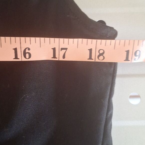 Philosophy Womens Black Sleeveless Duster Vest Open Front Long Casual Medium - Picture 9 of 10